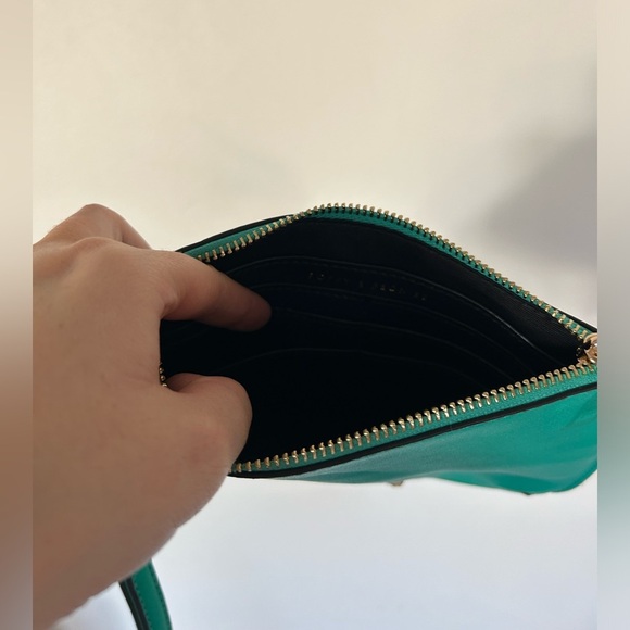 Poppy & Peonies Teal Clutch - Picture 5 of 5